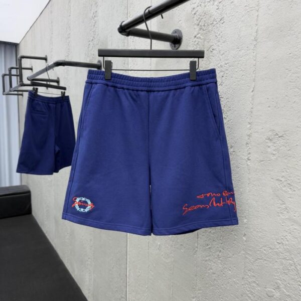 designer,replica,clothing,fake,1:1,lv,luxury,high quality Givenchy embroidered logo shorts (GU994)