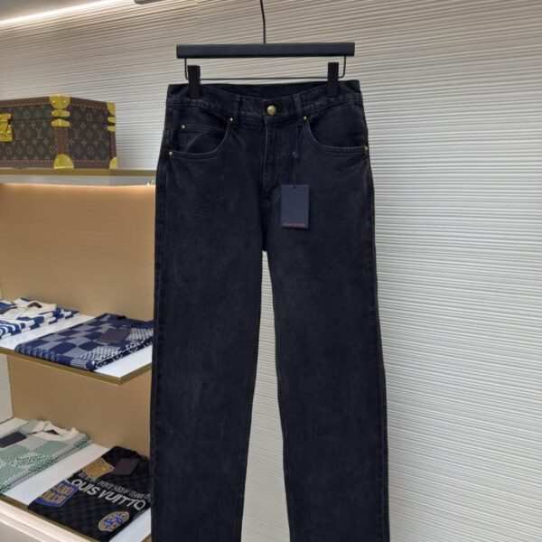 designer,replica,clothing,fake,1:1,lv,luxury,high quality LOUIS VUITTON Checkerboard Denim Pants (T6NLS)