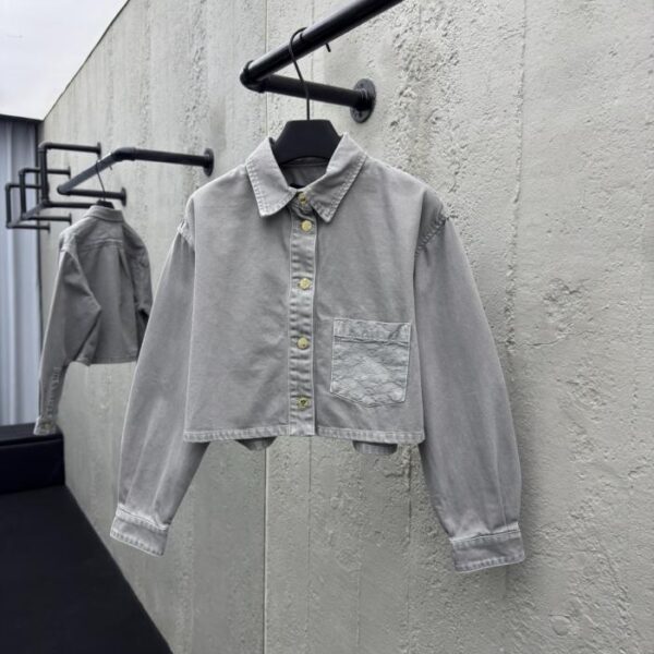 designer,replica,clothing,fake,1:1,lv,luxury,high quality LOUIS VUITTON Washed and Devoré Denim Jacket Fabric: Denim (DC7QK)