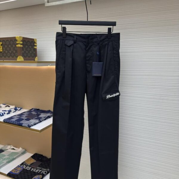 designer,replica,clothing,fake,1:1,lv,luxury,high quality LOUIS VUITTON wool embroidered trousers (7DHNL)