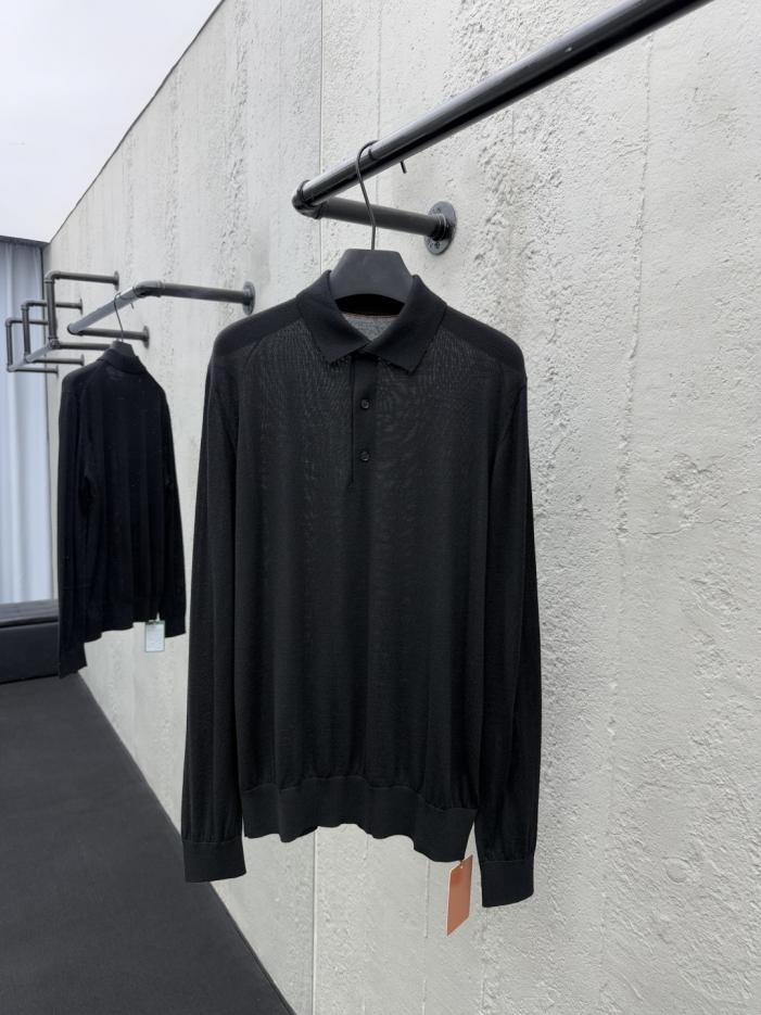 designer,replica,clothing,fake,1:1,lv,luxury,high quality Loro Piana Walkery wool knit long-sleeved polo shirt (UPS96) designer,replica,clothing,fake,1:1,lv,luxury,high quality Loro Piana Walkery wool knit long-sleeved polo shirt (UPS96)