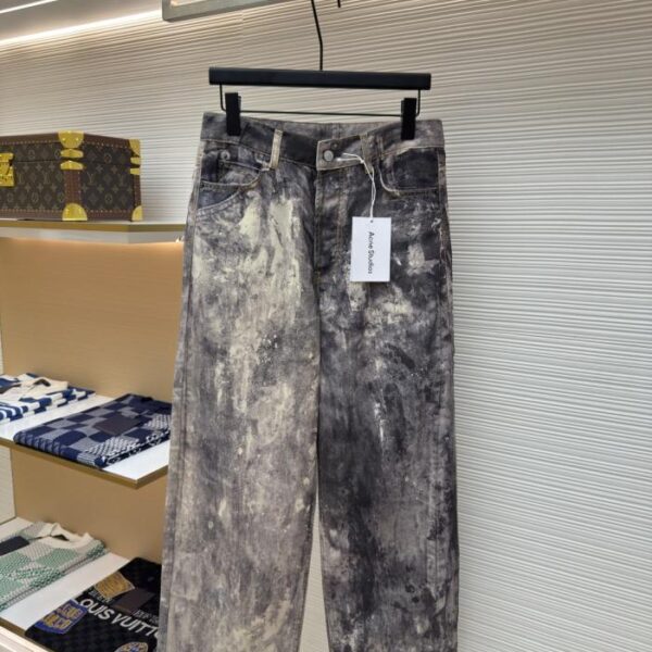 designer,replica,clothing,fake,1:1,lv,luxury,high quality Acne Studios 3D printed jeans (M47F9)