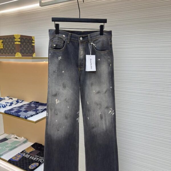 designer,replica,clothing,fake,1:1,lv,luxury,high quality Acne Studios Washed Ink Straight Jeans (HR6YG)