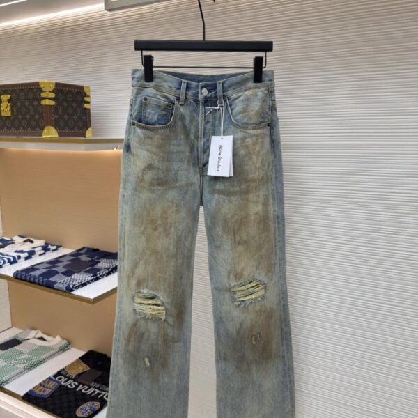 designer,replica,clothing,fake,1:1,lv,luxury,high quality Acne Studios Dirty Ink Ripped Jeans (XI9T1)