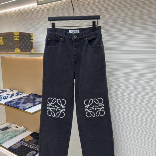 designer,replica,clothing,fake,1:1,lv,luxury,high quality Loewe Anagram Denim Jeans (JZHR6)