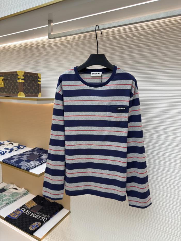 designer,replica,clothing,fake,1:1,lv,luxury,high quality MIU MIU gray-blue striped long sleeves (60O2R) designer,replica,clothing,fake,1:1,lv,luxury,high quality MIU MIU gray-blue striped long sleeves (60O2R)