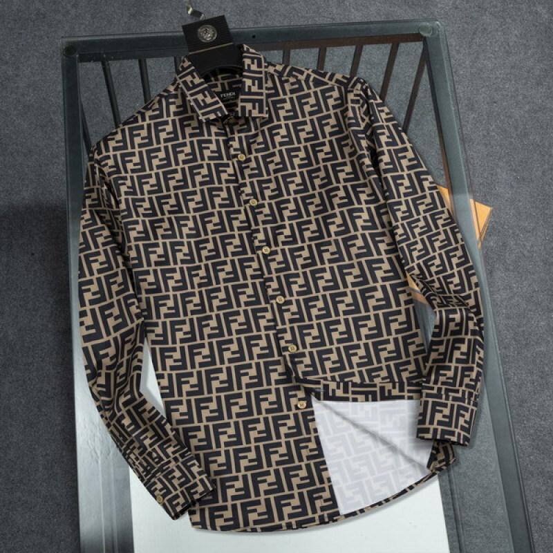 designer,replica,clothing,fake,1:1,lv,luxury,high quality Fendi long-sleeved shirt (26AC)