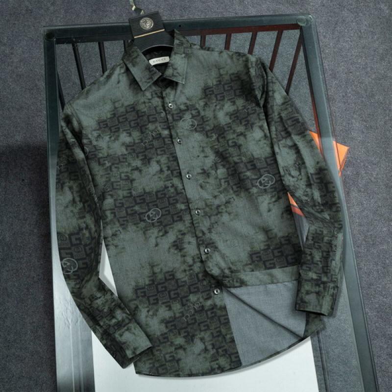 designer,replica,clothing,fake,1:1,lv,luxury,high quality Gucci long-sleeved shirt (8F6E)