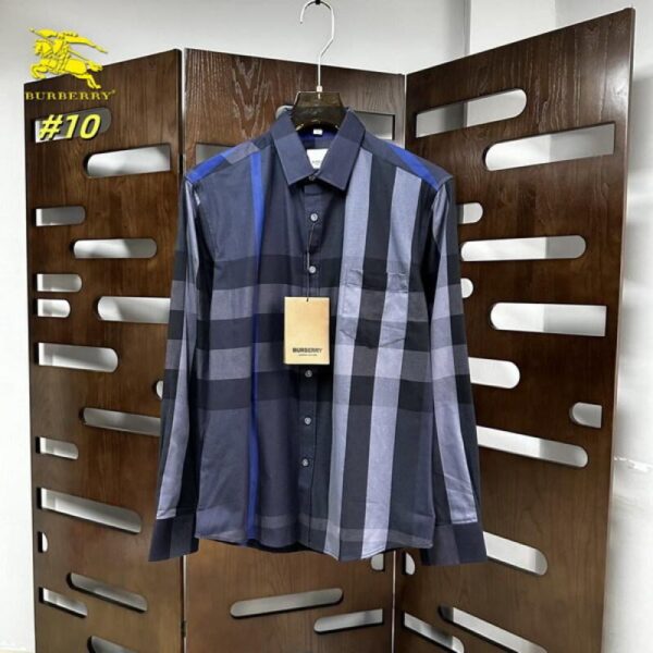designer,replica,clothing,fake,1:1,lv,luxury,high quality Burberry long-sleeved shirt (1A73)