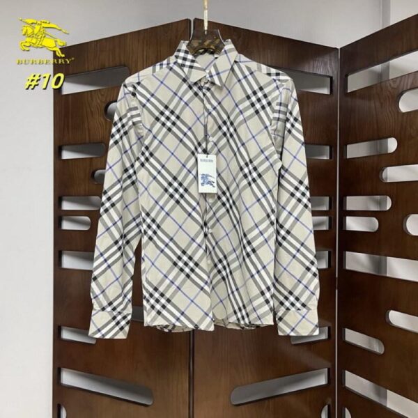 designer,replica,clothing,fake,1:1,lv,luxury,high quality Burberry long-sleeved shirt (1AF4)