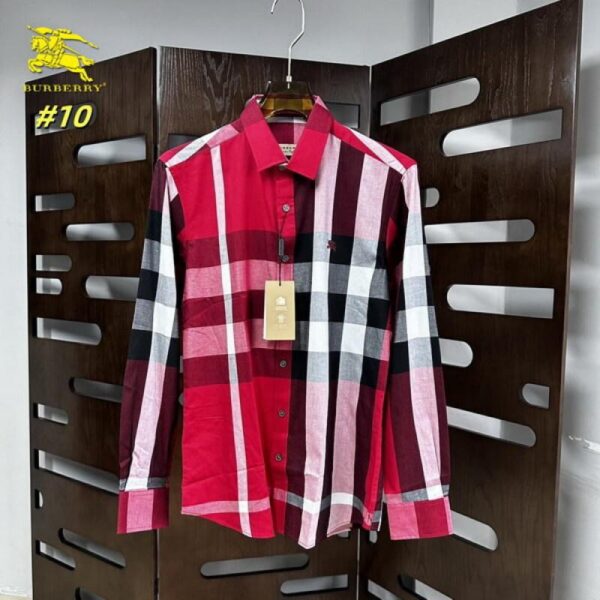 designer,replica,clothing,fake,1:1,lv,luxury,high quality Burberry long-sleeved shirt (54F4)