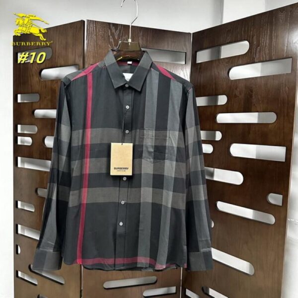 designer,replica,clothing,fake,1:1,lv,luxury,high quality Burberry long-sleeved shirt (5EA2)