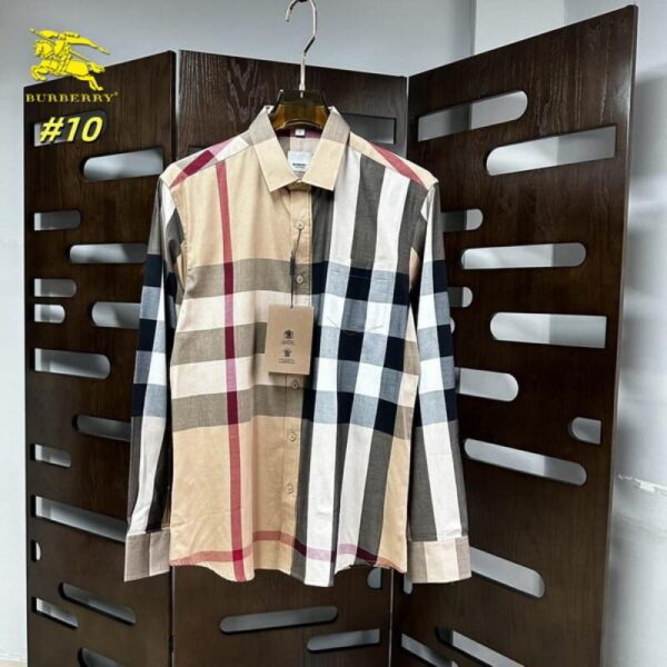 designer,replica,clothing,fake,1:1,lv,luxury,high quality Burberry long-sleeved shirt(8967)