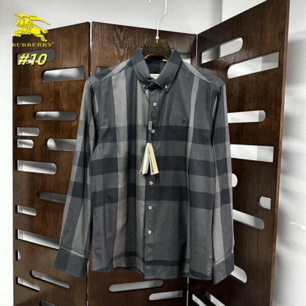 designer,replica,clothing,fake,1:1,lv,luxury,high quality Burberry long-sleeved shirt (F954)