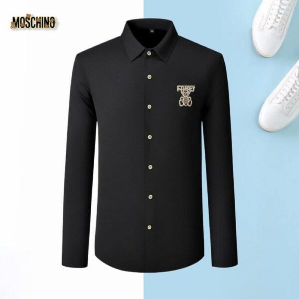 designer,replica,clothing,fake,1:1,lv,luxury,high quality Moschino long-sleeved shirt(3301)