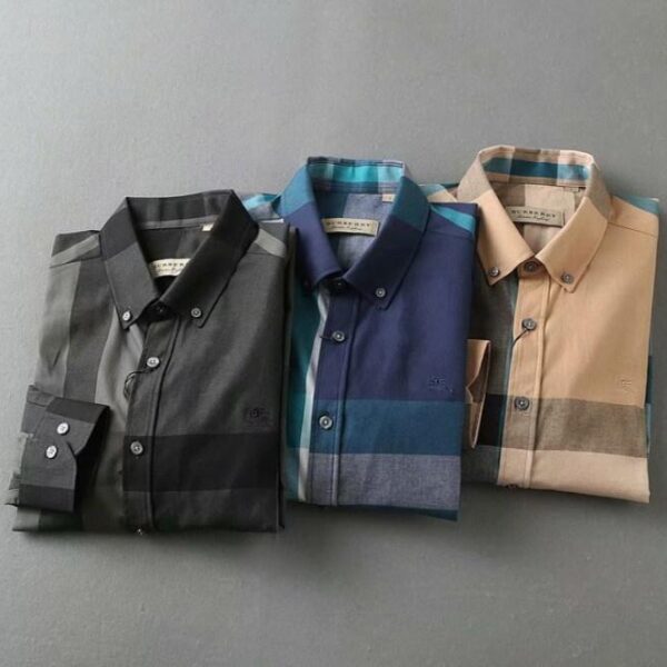 designer,replica,clothing,fake,1:1,lv,luxury,high quality Burberry long-sleeved shirt (169F)