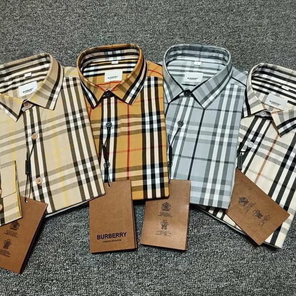 designer,replica,clothing,fake,1:1,lv,luxury,high quality Burberry long-sleeved shirt (1D69)