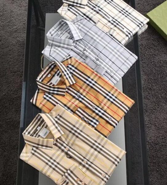 designer,replica,clothing,fake,1:1,lv,luxury,high quality Burberry long-sleeved shirt (7F97)