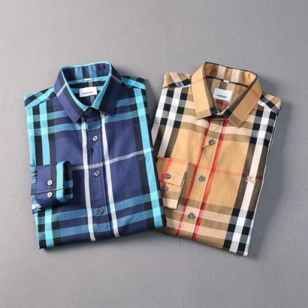 designer,replica,clothing,fake,1:1,lv,luxury,high quality Burberry long-sleeved shirt (C14C)