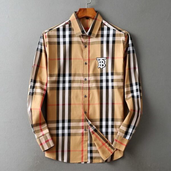 designer,replica,clothing,fake,1:1,lv,luxury,high quality Burberry long-sleeved shirt (CC55)