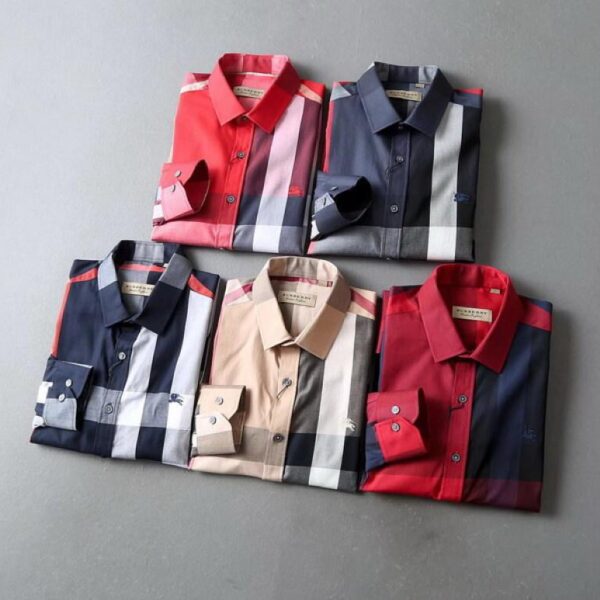 designer,replica,clothing,fake,1:1,lv,luxury,high quality Burberry long-sleeved shirt (E3B4)
