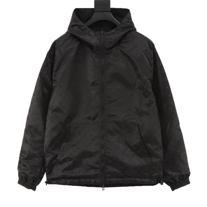 designer,replica,clothing,fake,1:1,lv,luxury,high quality LV leather logo dark pattern jacquard double-sided wear jacket (0659) designer,replica,clothing,fake,1:1,lv,luxury,high quality LV leather logo dark pattern jacquard double-sided wear jacket (0659)