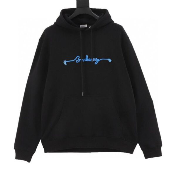 designer,replica,clothing,fake,1:1,lv,luxury,high quality Burberry Signature Embroidered Hoodie (B4FC)