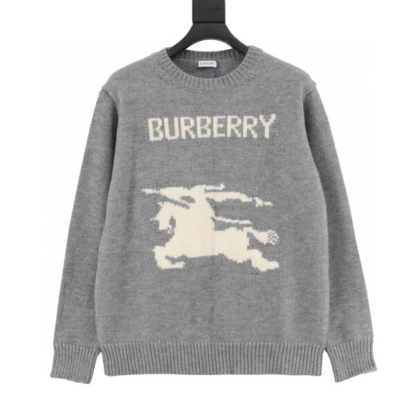 designer,replica,clothing,fake,1:1,lv,luxury,high quality Burberry Big Horse Cashmere Jacquard Sweater (7328)