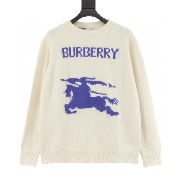 designer,replica,clothing,fake,1:1,lv,luxury,high quality Burberry Big Horse Cashmere Jacquard Sweater (CB58)