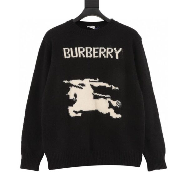 designer,replica,clothing,fake,1:1,lv,luxury,high quality Burberry Big Horse Cashmere Jacquard Sweater (DA0C)
