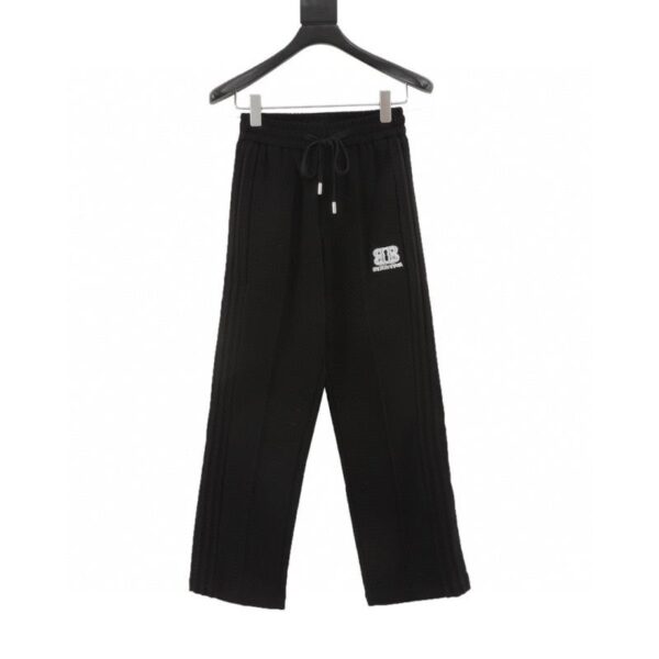 designer,replica,clothing,fake,1:1,lv,luxury,high quality Balenciaga Double B Print Wide-Leg Pants (1B02)