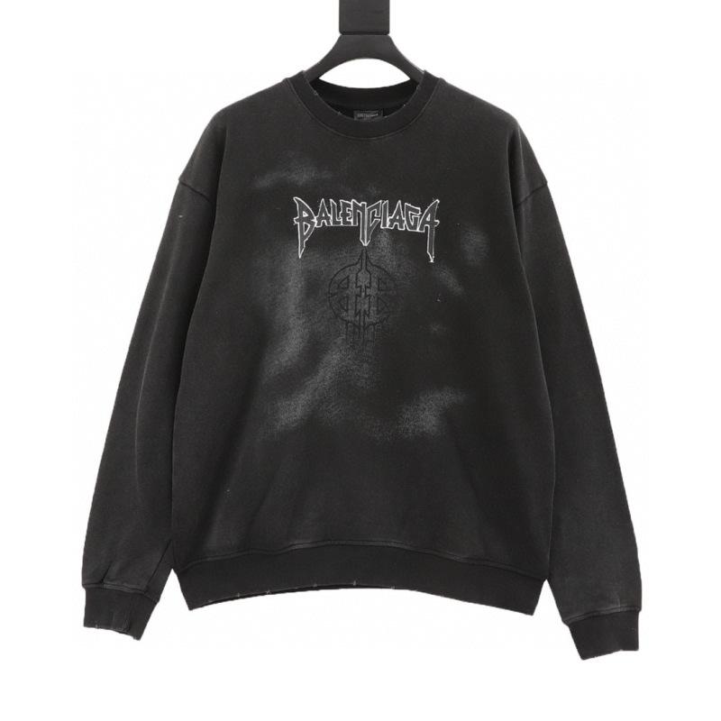 designer,replica,clothing,fake,1:1,lv,luxury,high quality Balenciaga Washed Letter Print Round Neck Sweatshirt (BE0E) designer,replica,clothing,fake,1:1,lv,luxury,high quality Balenciaga Washed Letter Print Round Neck Sweatshirt (BE0E)