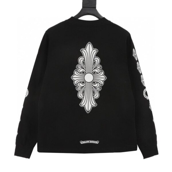 designer,replica,clothing,fake,1:1,lv,luxury,high quality Chrome Hearts Back Cross Round Neck Long (9Fendi 1)