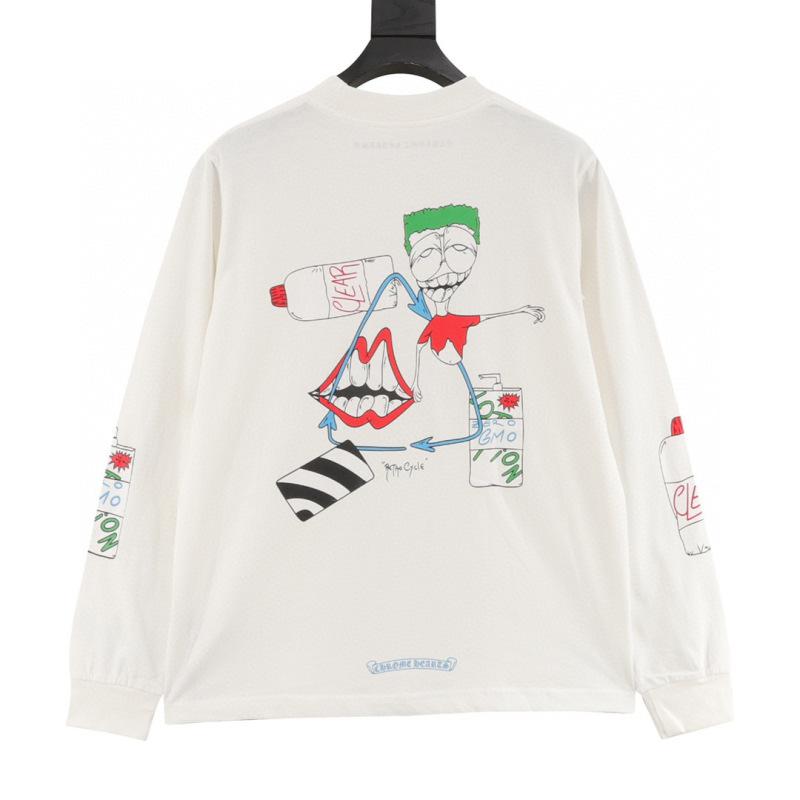 designer,replica,clothing,fake,1:1,lv,luxury,high quality Chrome Hearts Graffiti Letters Candy Contrast Print Long Sleeve (B99F) designer,replica,clothing,fake,1:1,lv,luxury,high quality Chrome Hearts Graffiti Letters Candy Contrast Print Long Sleeve (B99F)