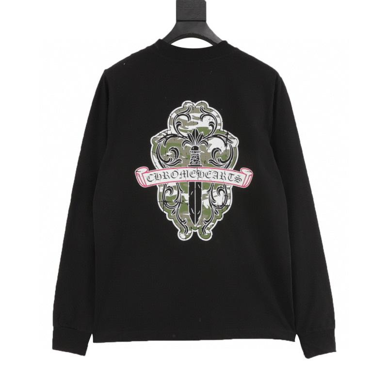 designer,replica,clothing,fake,1:1,lv,luxury,high quality Chrome Hearts Green Large Sword Print Long Sleeves (9419) designer,replica,clothing,fake,1:1,lv,luxury,high quality Chrome Hearts Green Large Sword Print Long Sleeves (9419)