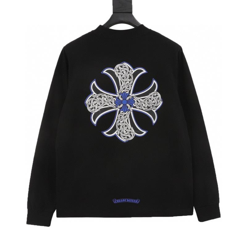 designer,replica,clothing,fake,1:1,lv,luxury,high quality Chrome Hearts Blue Horseshoe Cross Round Neck Long Sleeve (1BD0) designer,replica,clothing,fake,1:1,lv,luxury,high quality Chrome Hearts Blue Horseshoe Cross Round Neck Long Sleeve (1BD0)