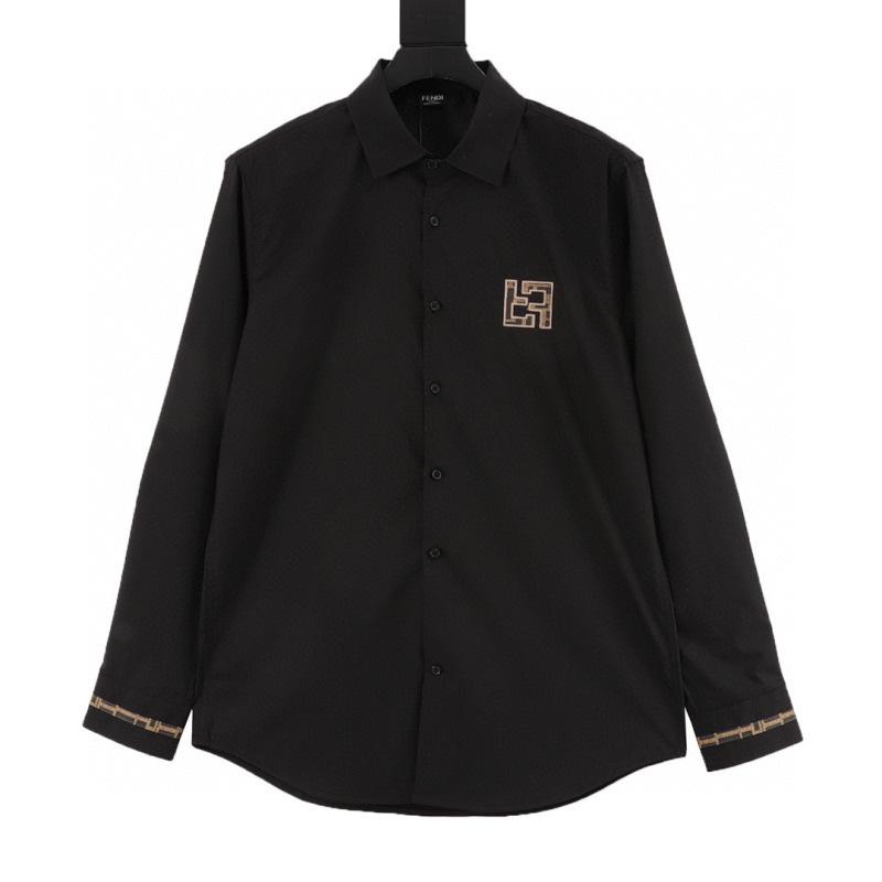 designer,replica,clothing,fake,1:1,lv,luxury,high quality Fendi FF embroidered casual long-sleeved shirt (1660) designer,replica,clothing,fake,1:1,lv,luxury,high quality Fendi FF embroidered casual long-sleeved shirt (1660)