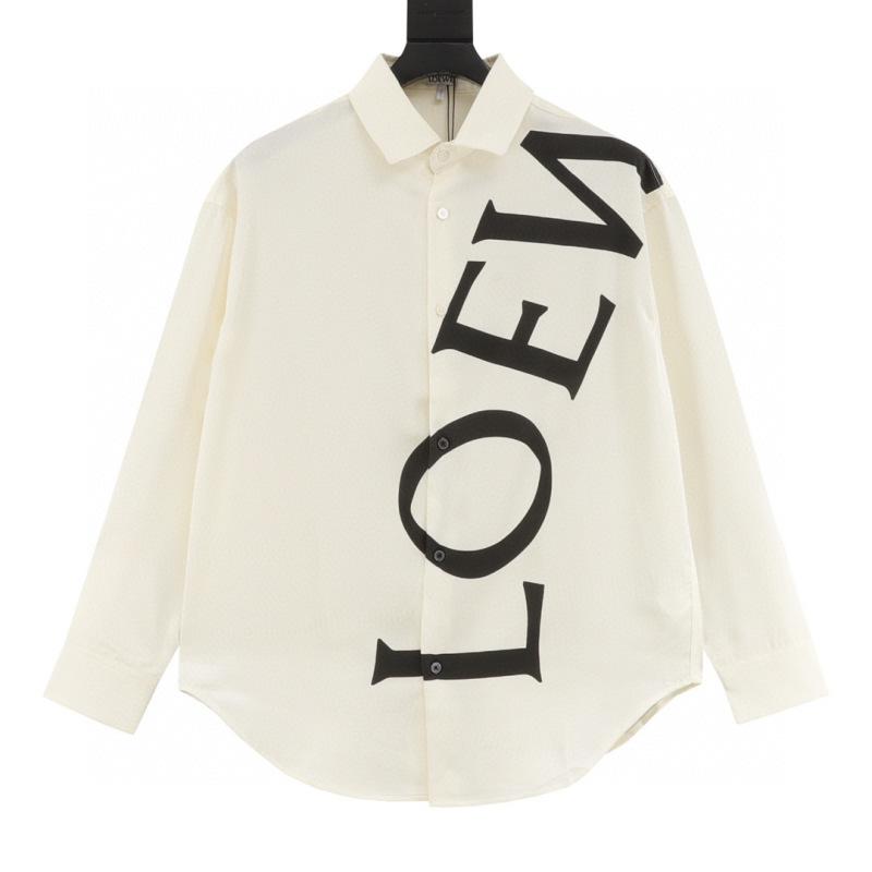 designer,replica,clothing,fake,1:1,lv,luxury,high quality Loewe logo large letter logo print silk shirt (0901) designer,replica,clothing,fake,1:1,lv,luxury,high quality Loewe logo large letter logo print silk shirt (0901)