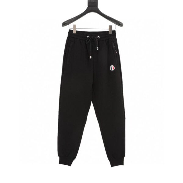 designer,replica,clothing,fake,1:1,lv,luxury,high quality Moncler Embroidered Logo Leggings (610E)
