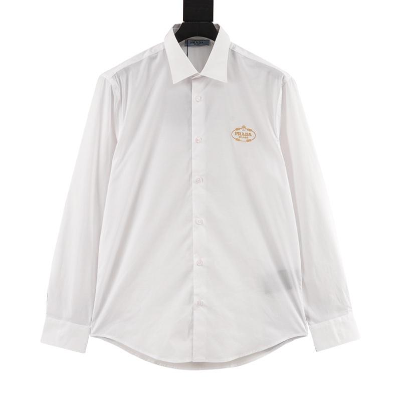 designer,replica,clothing,fake,1:1,lv,luxury,high quality PRADA embroidered lettering poplin long-sleeved shirt (4BDF) designer,replica,clothing,fake,1:1,lv,luxury,high quality PRADA embroidered lettering poplin long-sleeved shirt (4BDF)