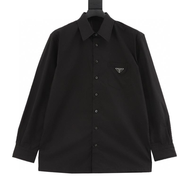 designer,replica,clothing,fake,1:1,lv,luxury,high quality PRADA Pocket triangle logo long-sleeved shirt (63AF) designer,replica,clothing,fake,1:1,lv,luxury,high quality PRADA Pocket triangle logo long-sleeved shirt (63AF)