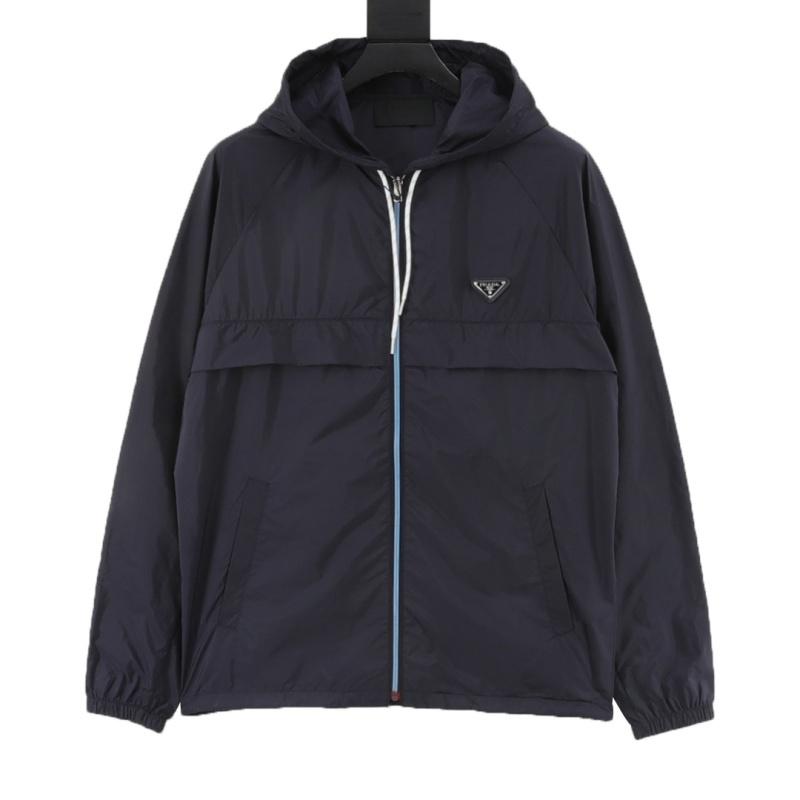designer,replica,clothing,fake,1:1,lv,luxury,high quality PRADA contrast color zip recycled nylon hooded jacket (C430) designer,replica,clothing,fake,1:1,lv,luxury,high quality PRADA contrast color zip recycled nylon hooded jacket (C430)