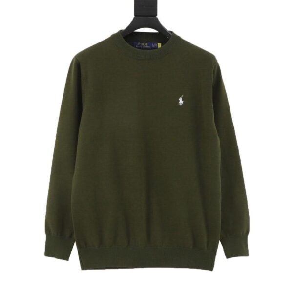 designer,replica,clothing,fake,1:1,lv,luxury,high quality RALPH LAUREN R80 Pony Logo Crew Neck Sweater (3E2E)