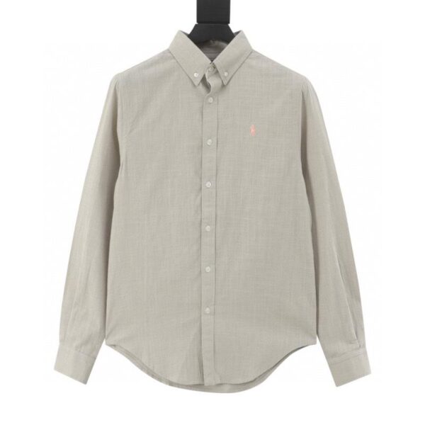 designer,replica,clothing,fake,1:1,lv,luxury,high quality RALPH LAUREN pony logo embroidered lightweight long-sleeved shirt (9AEB)