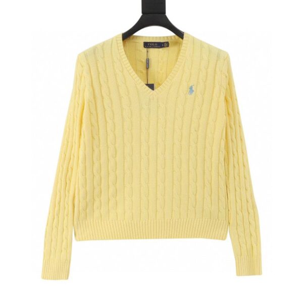 designer,replica,clothing,fake,1:1,lv,luxury,high quality Ralph Lauren Small Label Knit Sweetheart Neck Sweater (CA21)