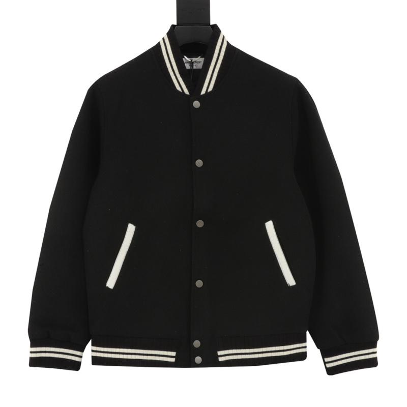 designer,replica,clothing,fake,1:1,lv,luxury,high quality Saint Laurent Paris Signature Baseball Jacket (E99F) designer,replica,clothing,fake,1:1,lv,luxury,high quality Saint Laurent Paris Signature Baseball Jacket (E99F)