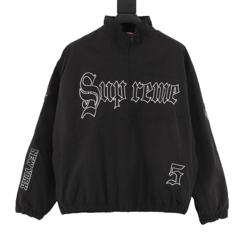 designer,replica,clothing,fake,1:1,lv,luxury,high quality Supreme WEEK12 Old English Track Jacket Logo pattern patch zipper closure stand collar American trend jacket (A0AA) designer,replica,clothing,fake,1:1,lv,luxury,high quality Supreme WEEK12 Old English Track Jacket Logo pattern patch zipper closure stand collar American trend jacket (A0AA)