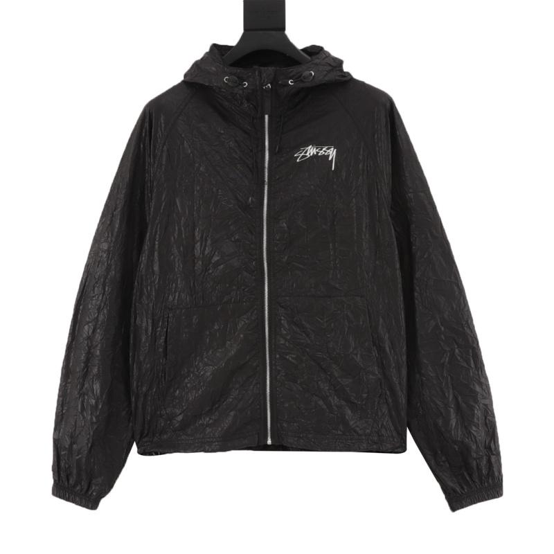 designer,replica,clothing,fake,1:1,lv,luxury,high quality Stussy Retro Pleated Coat Sun Protection Zipper Hooded Jacket Skin Clothes (1C05) designer,replica,clothing,fake,1:1,lv,luxury,high quality Stussy Retro Pleated Coat Sun Protection Zipper Hooded Jacket Skin Clothes (1C05)