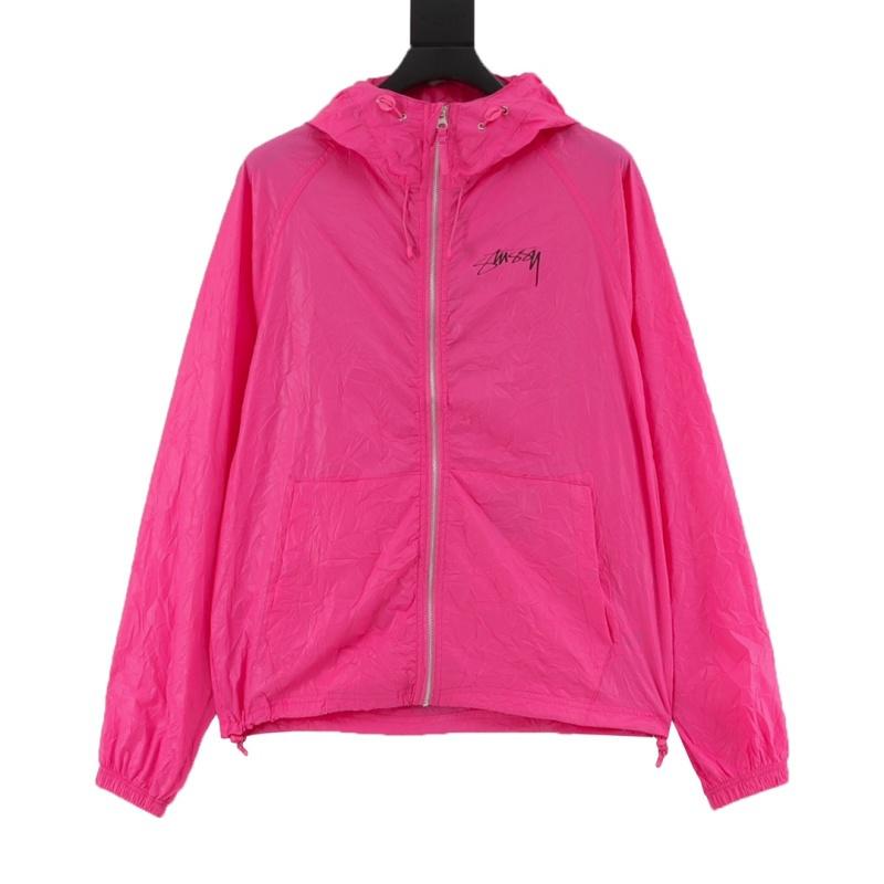 designer,replica,clothing,fake,1:1,lv,luxury,high quality Stussy Retro Pleated Coat Sun Protection Zipper Hooded Jacket Skin Clothes (5D13) designer,replica,clothing,fake,1:1,lv,luxury,high quality Stussy Retro Pleated Coat Sun Protection Zipper Hooded Jacket Skin Clothes (5D13)