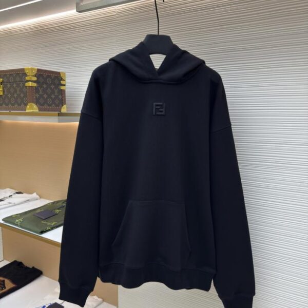 designer,replica,clothing,fake,1:1,lv,luxury,high quality Fendi FF lined hooded sweatshirt (X7KI7)